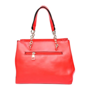 Voran Red Quilted Tote Bag  Bold Chic &amp Spacious Female